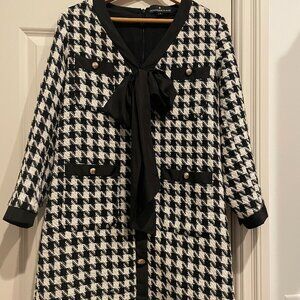 Pomander Place Coco Tweed Bow Dress